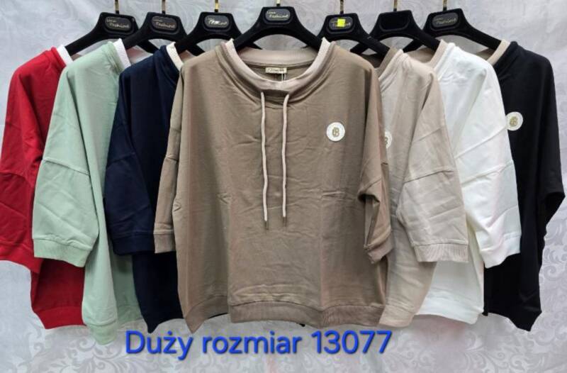 Bluzki damskie ( Turecki produkt) Roz Standard , Mix Kolor .Paczka 12 szt
